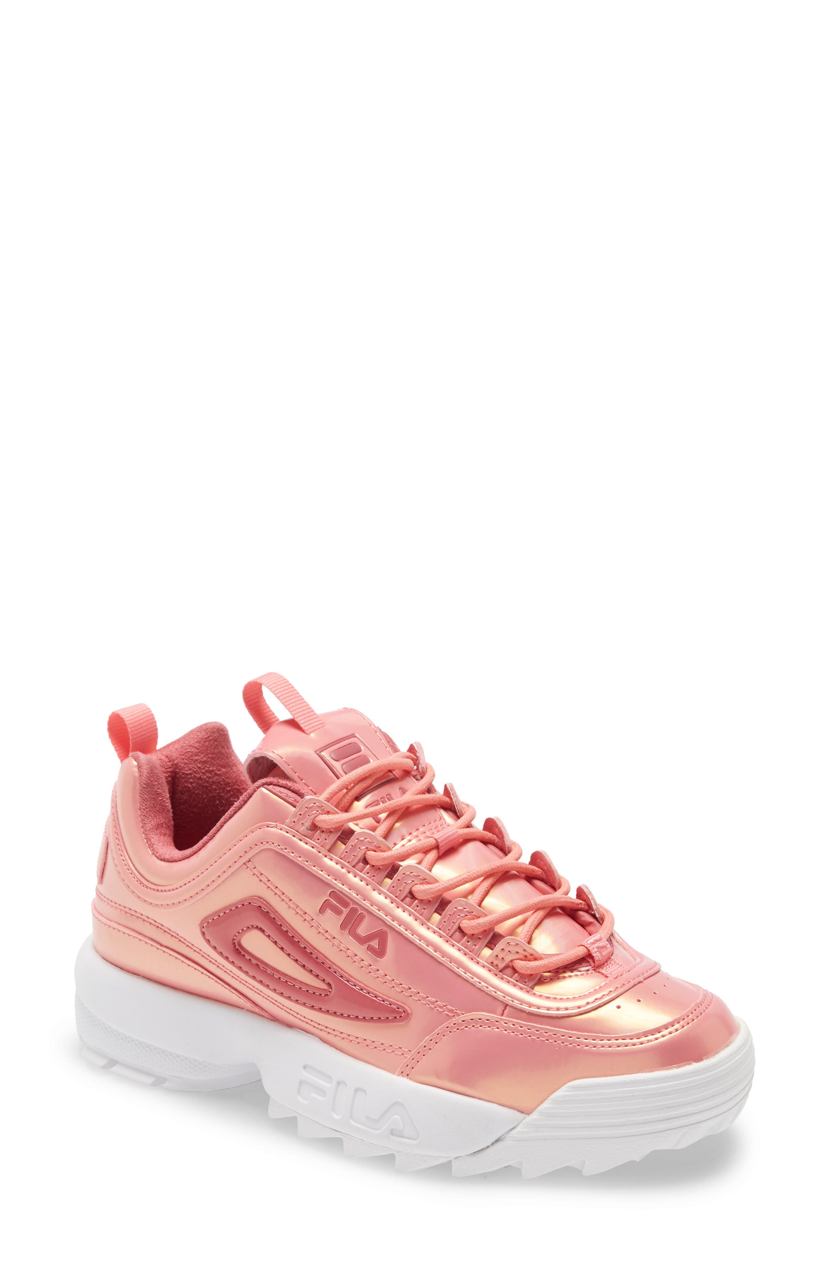 fila disruptor pink size 8