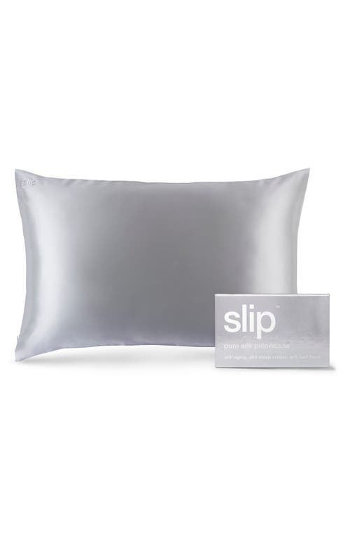 slip Pure Silk Pillowcase in Silver at Nordstrom