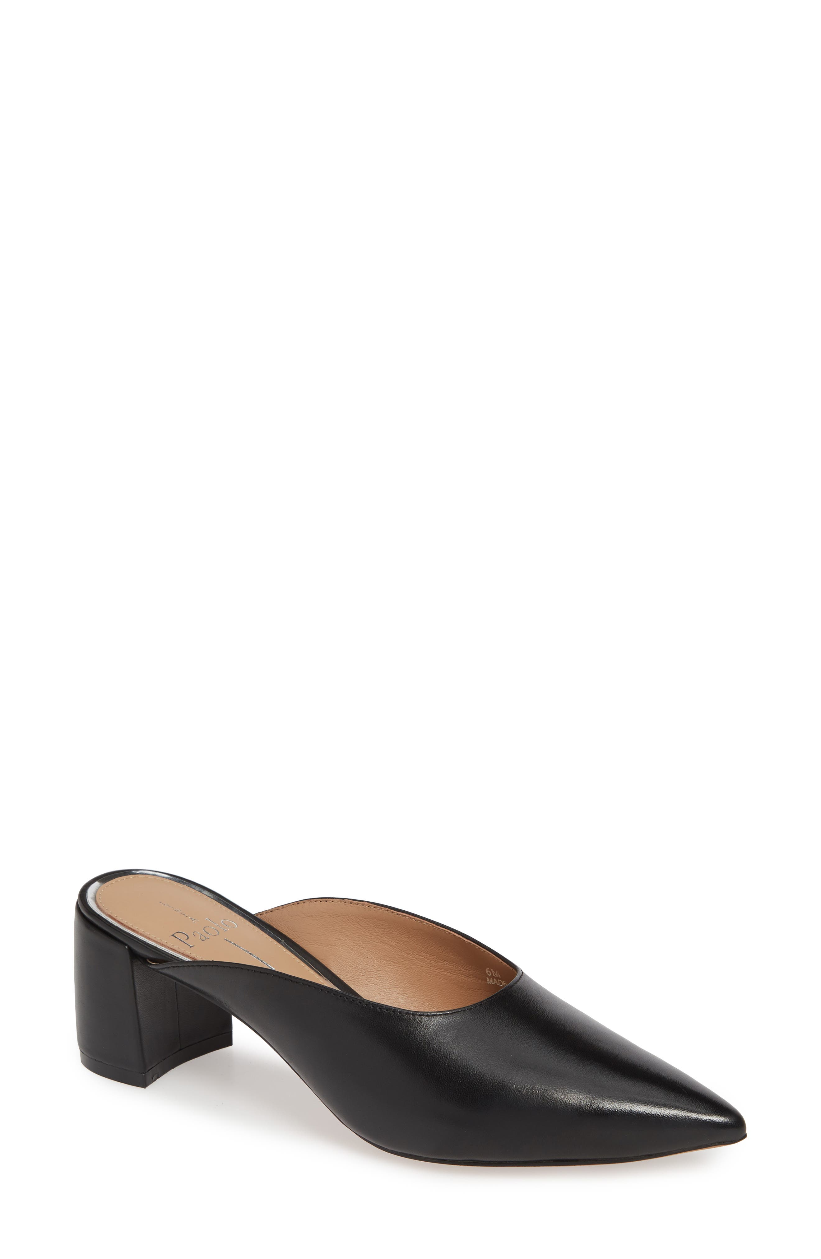 pointed toe mules