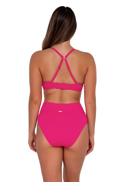 Shop Sunsets Summer Lovin' V-front In Begonia Sandbar Rib