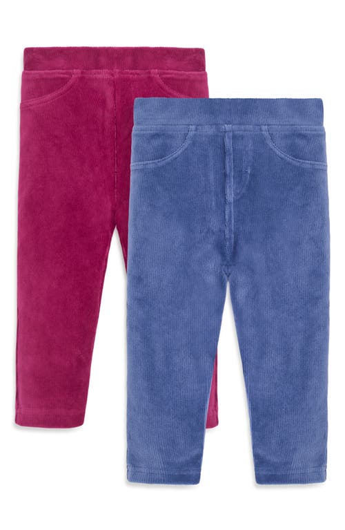 Shop Jojo Maman Bébé Jojo Maman Bebe 2-pack Assorted Corduroy Leggings In Berry