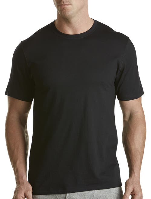 Shop Jockey 2-pk Classic Crewneck T-shirts In Black