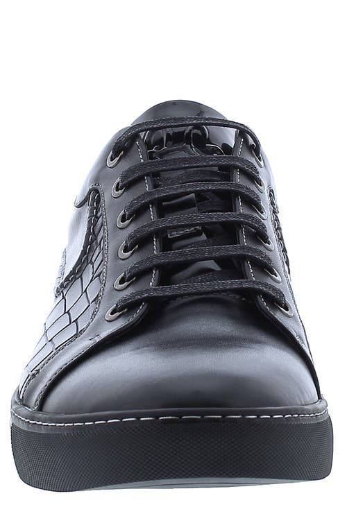 Shop Robert Graham Uffizi Sneaker In Black