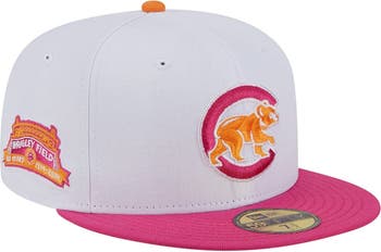 Men's New Era White/Pink Chicago Cubs Wrigley Field 100th Anniversary 59FIFTY Fitted Hat