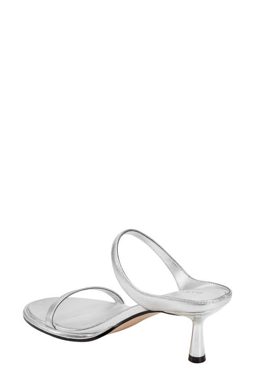 Shop Marc Fisher Ltd Alonde Slide Sandal In Silver