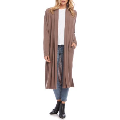 Karen Kane Duster Cardigan, Brown