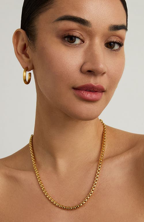 Shop Dean Davidson Softbox Chain Necklace In Gold