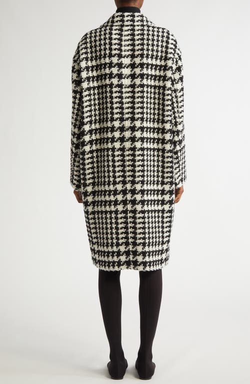 Shop Dolce & Gabbana Dolce&gabbana Houndstooth Double Breasted Coat In S8030 Fantasia Non Stampa