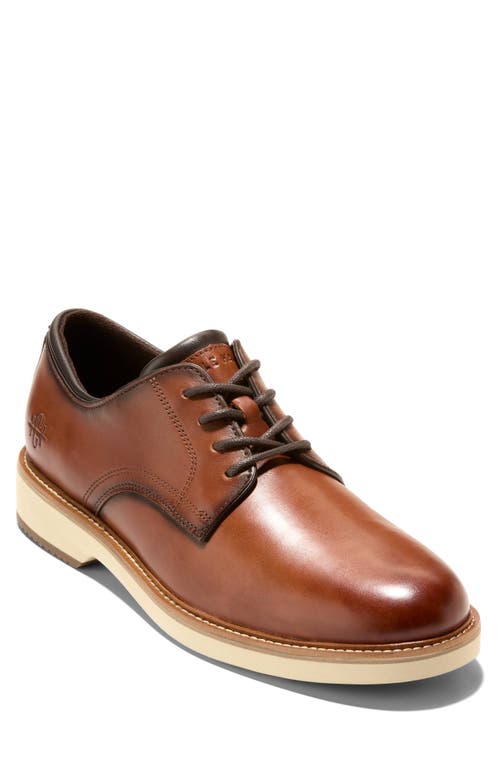 Shop Cole Haan American Classics Montrose Plain Toe Derby In Ch British Tan/angora