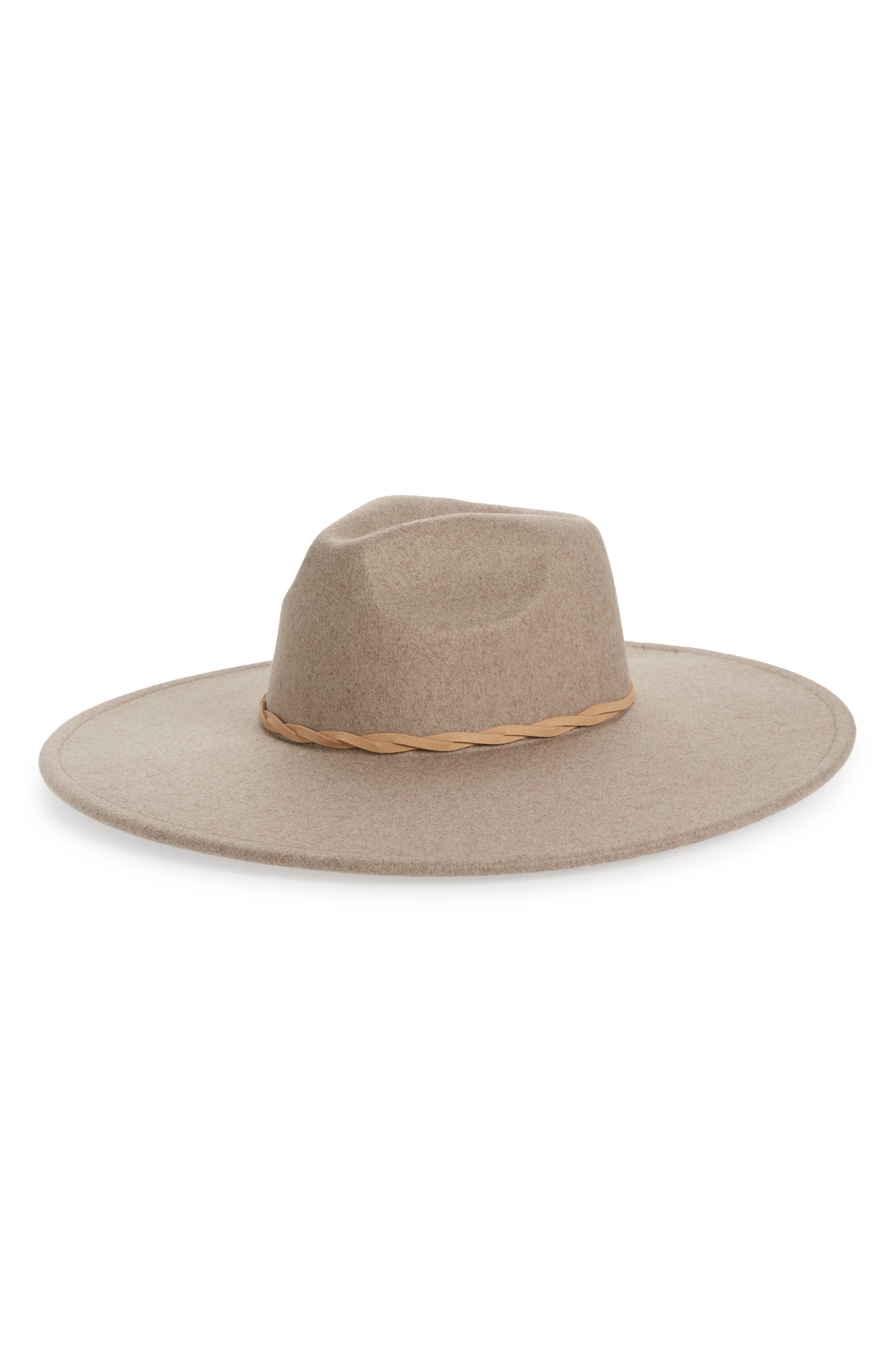 brixton wesley fedora light tan