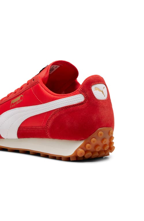 Shop Puma Easy Rider Sneaker In  Red- White