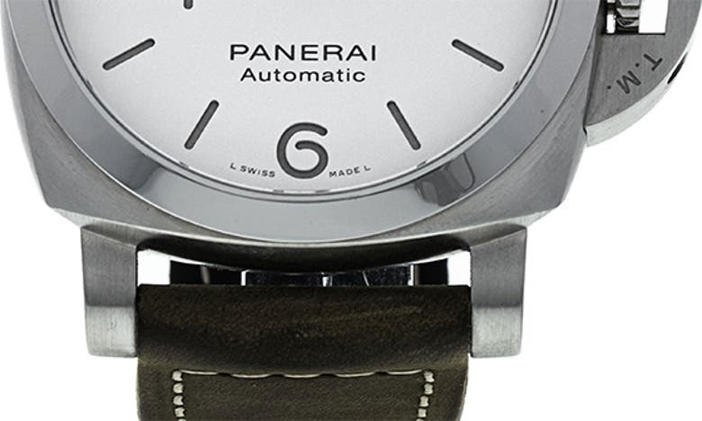 Shop Watchfinder & Co. Panerai  Luminor Marina Leather Strap Watch, 44mm In Brown