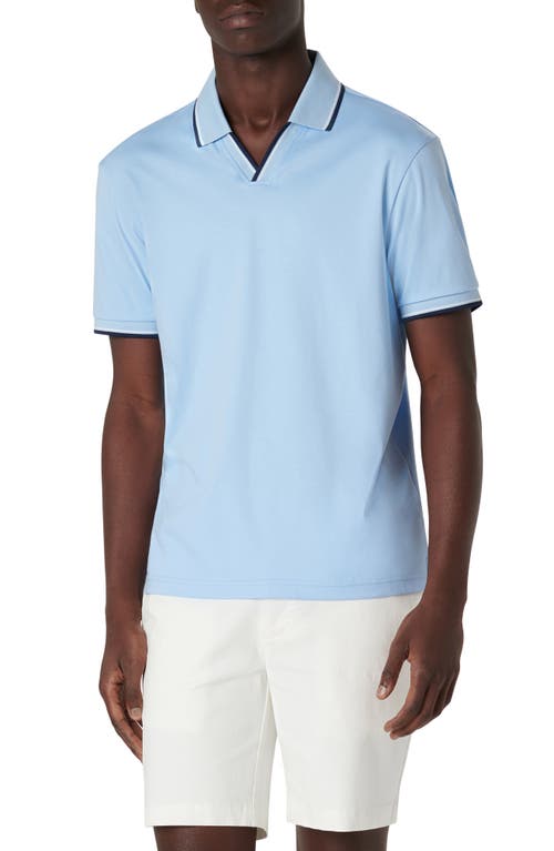 Bugatchi Tipped Johnny Collar Polo at Nordstrom,