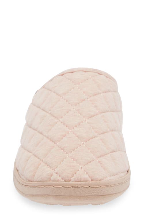 Acorn Lupine Quilted Hoodback Slipper In Beige