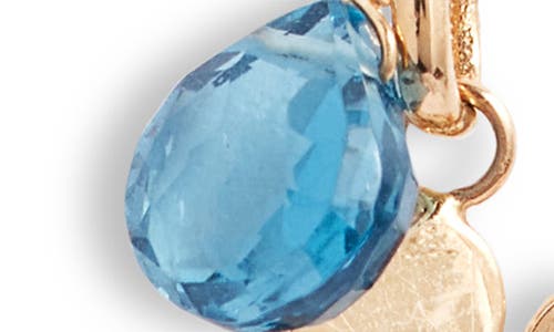 Anzie Women's X Mel Soldera 14k Yellow Gold, 0.01 Tcw Diamond & London Blue Topaz Pendant Necklace In Blue