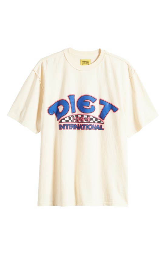 Shop Diet Starts Monday Diet International Graphic T-shirt In Antique White