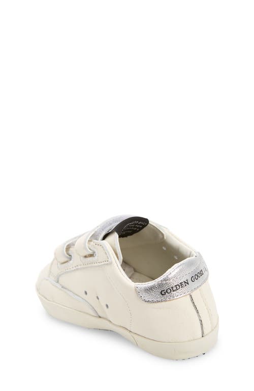 Shop Golden Goose Old School Sneaker In White/silver