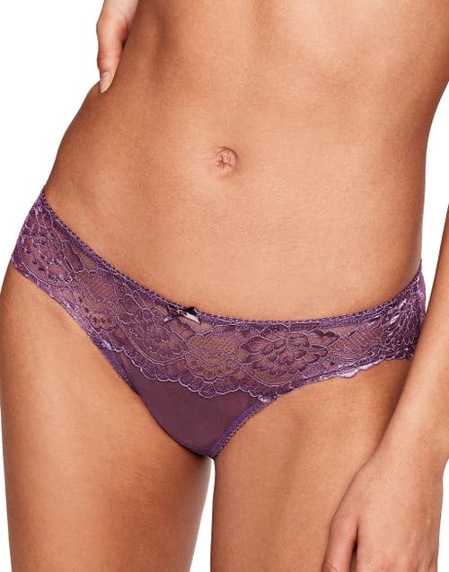 Shop Adore Me Enny Bikini Panties In Dark Purple