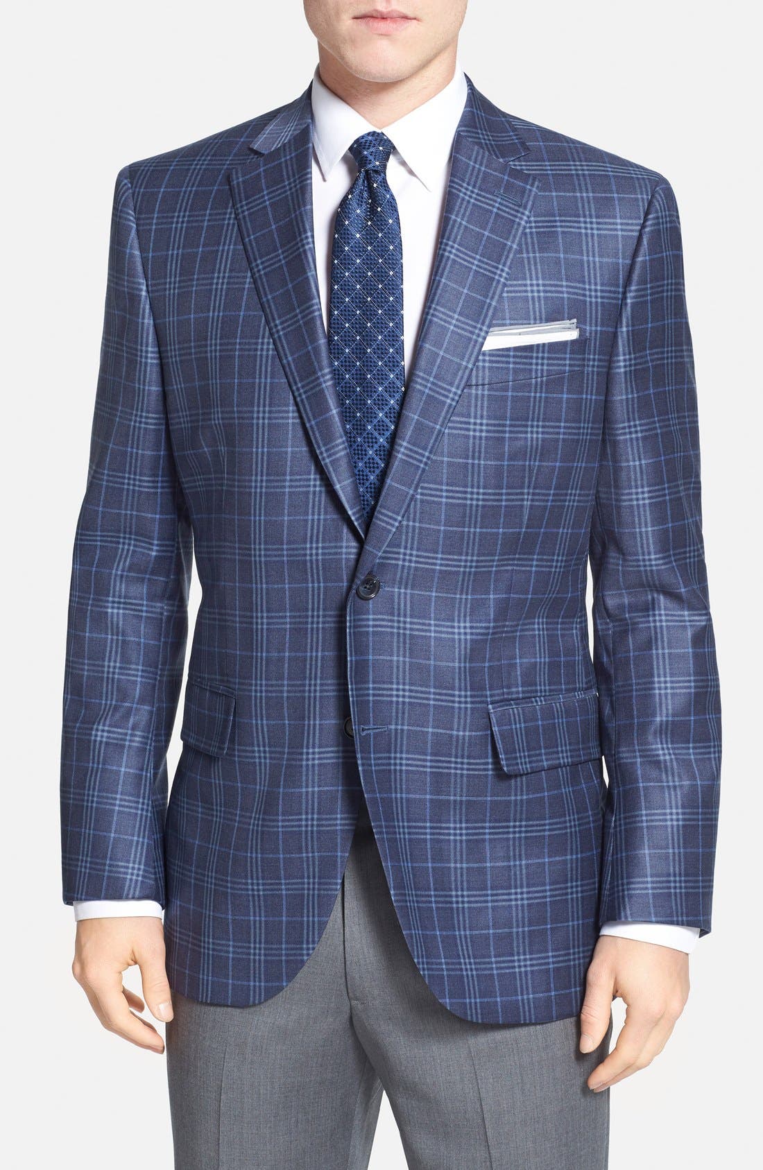 Peter Millar 'Flynn' Classic Fit Plaid Wool Sport Coat Nordstrom