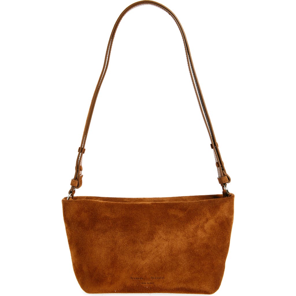 Proenza Schouler Bond Bag In Suede Saddle In Saddle