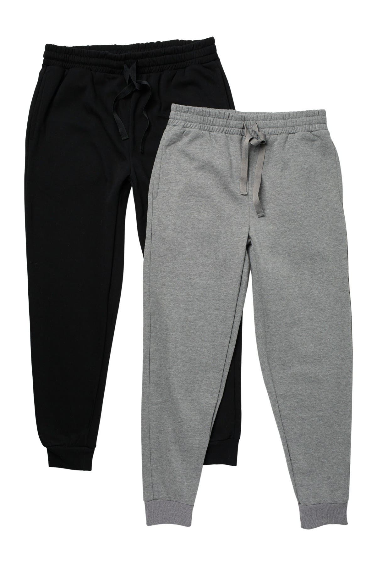 black pocket joggers
