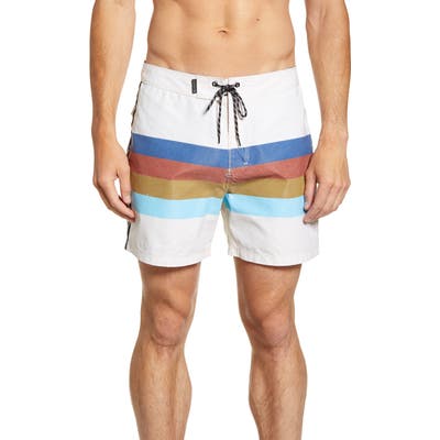 Hurley Rjs Stripe Board Shorts, White