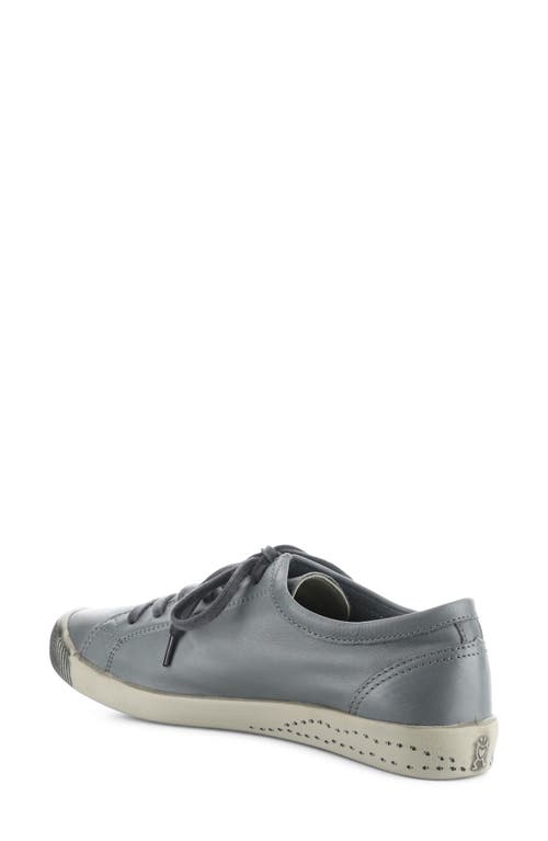 Softinos By Fly London Isla Sneaker In 643 Grey Washed Leather