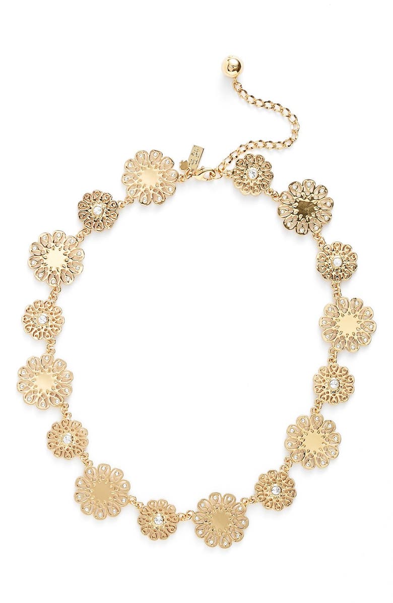 kate spade new york 'strike gold' collar necklace | Nordstrom