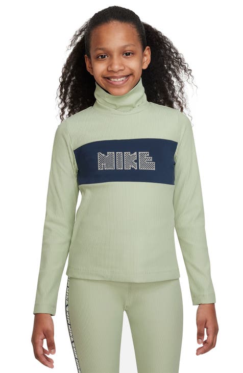 Kids' Sportswear Dri-FIT Long Sleeve Logo Top (Big Kid)