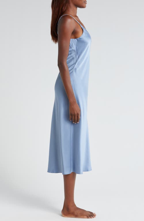 Lunya Washable Silk Slipdress Nightgown In Pastoral Blue