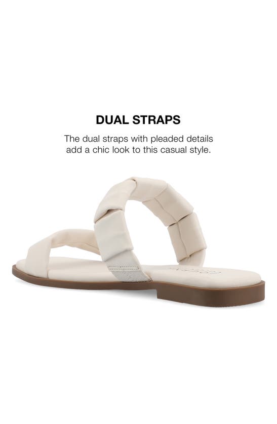 JOURNEE COLLECTION JOURNEE COLLECTION PEGIE FLAT SLIDE SANDAL