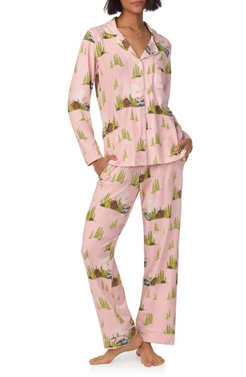 Bedhead Pajamas Printed Classic Pajama Set In Pine Lake