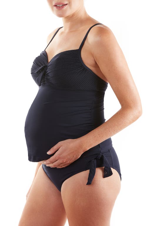 Portofino Two-Piece Maternity Swimsuit in Marine