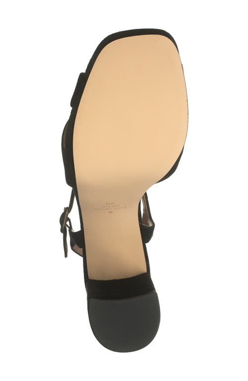 Kate Spade New York Delia Platform Sandal In Black/silver