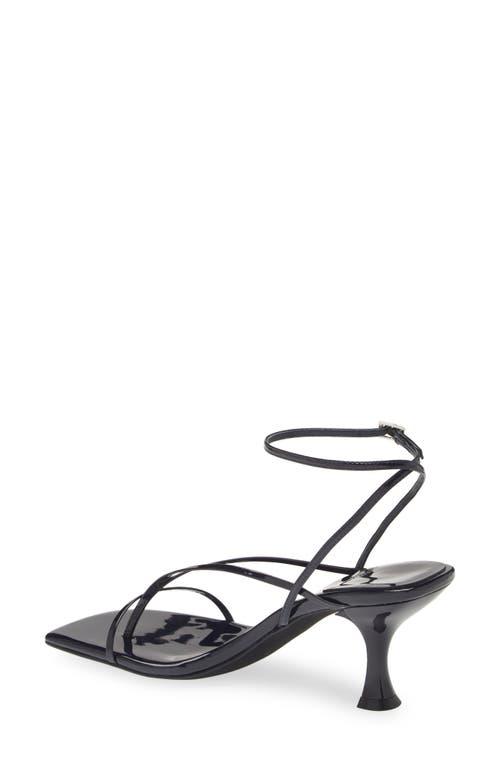 Jeffrey Campbell Fluxx Sandal In Navy Patent
