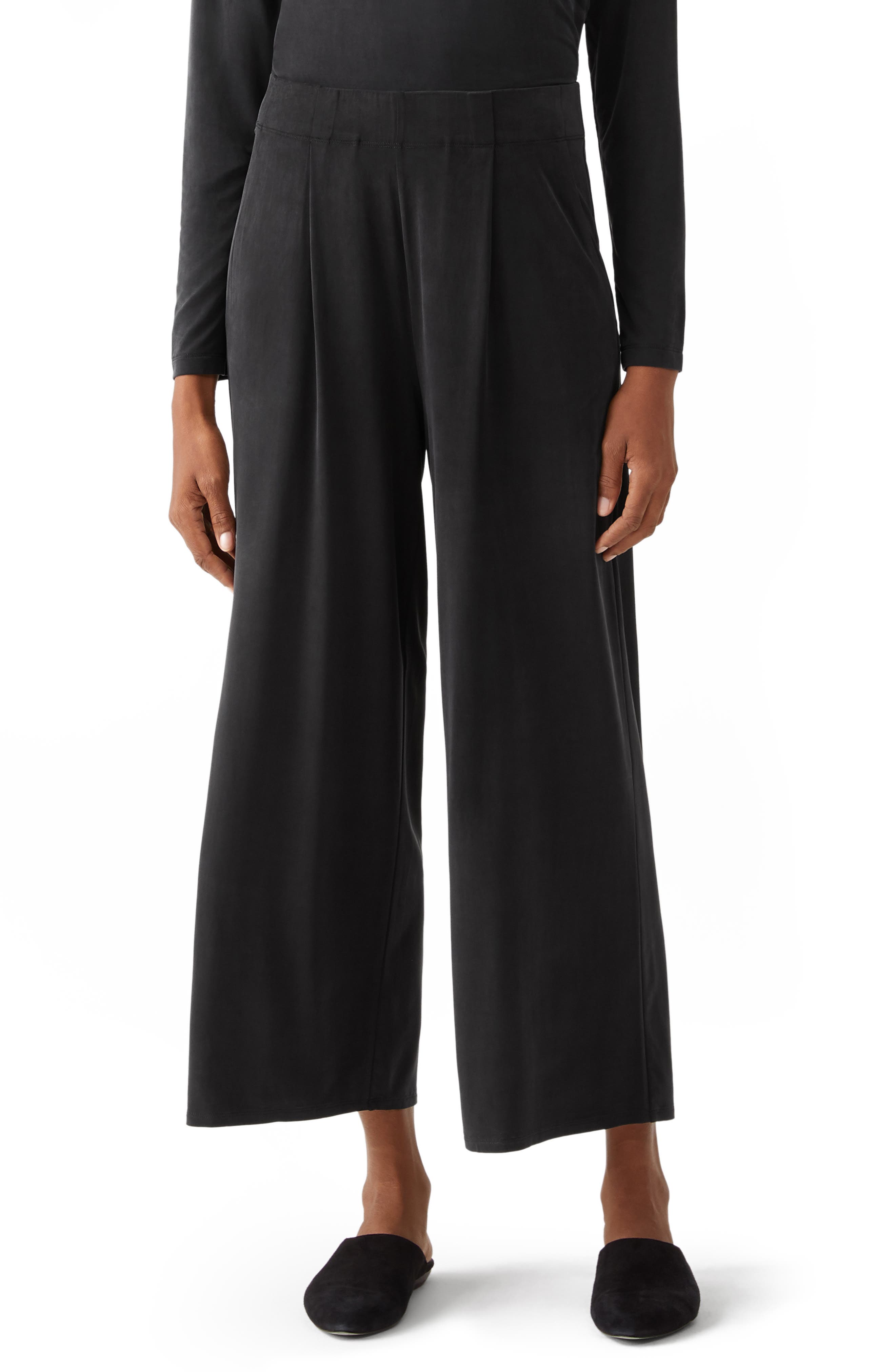 EILEEN FISHER PLEATED ANKLE PANTS,193481520980