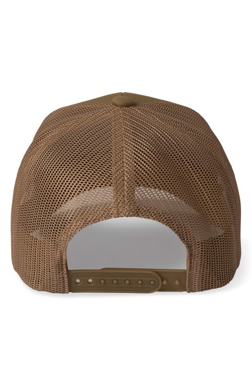 Shop Brixton Regal Netplus® Trucker Hat In Khaki/khaki