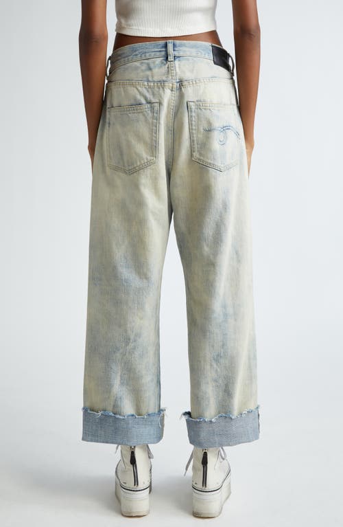 Shop R13 Distressed Ex-boyfriend Jeans In Vintage Ash Blue