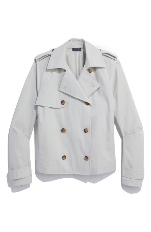 Vineyard Vines Crop Trench Coat In Stone
