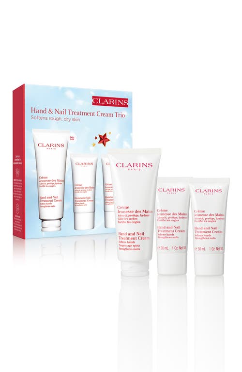 Clarins Hand & Nail Treatment Cream Trio $52 Value 