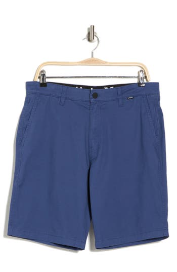 Hurley Classic Twill Walking Shorts In Blue
