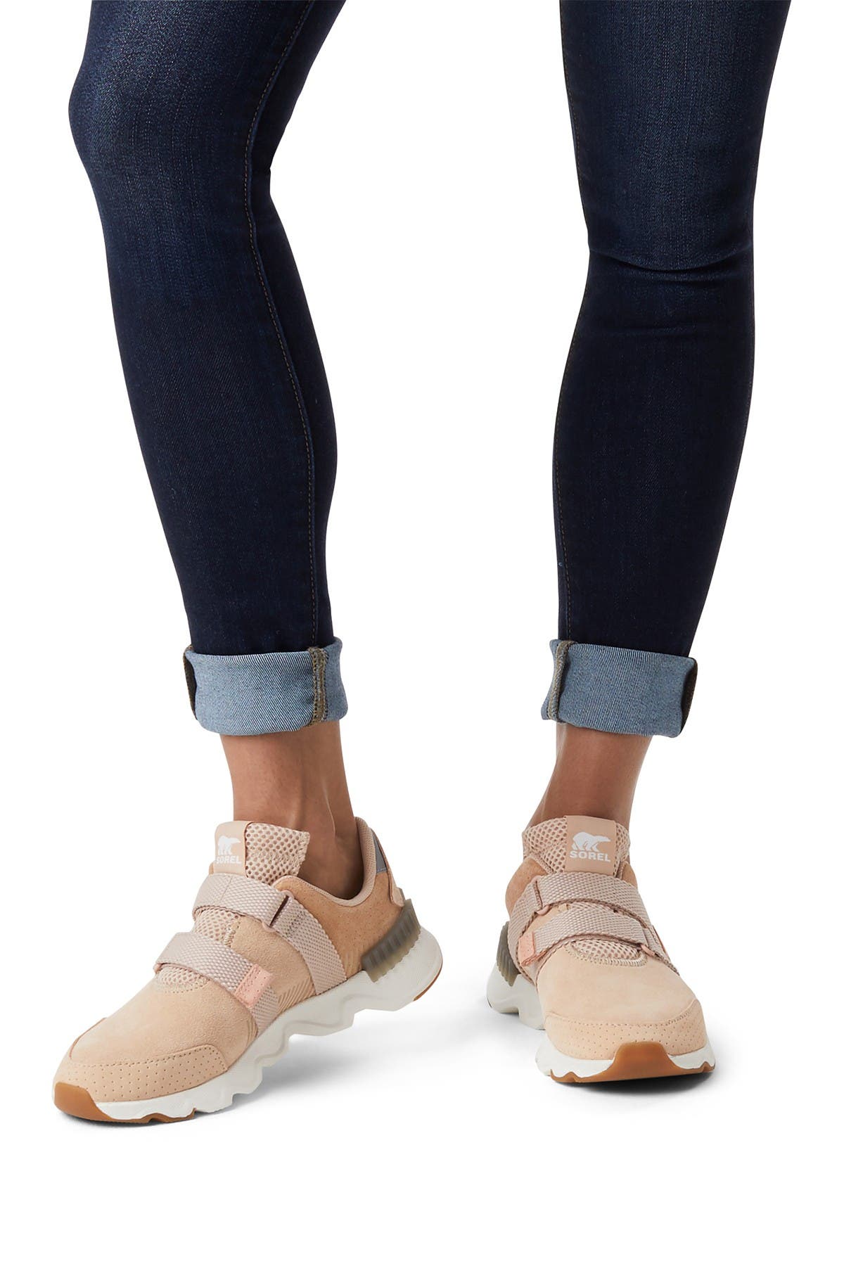 sorel kinetic sneaker natural tan