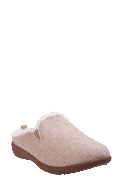 Revitalign Dundee Orthotic Slipper in Eggnog 