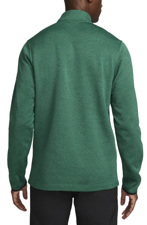 Shop Nike Golf Therma-fit Victory Half-zip Golf Pullover In Neptune Green/black