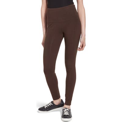 Lysse Flattering Leggings, Regular - Brown
