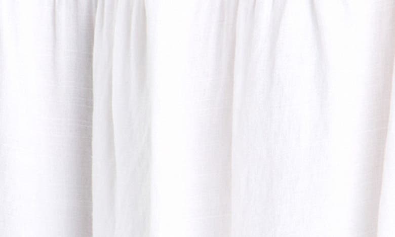 English Factory Tiered Ruffle Cotton Blend Dress In White