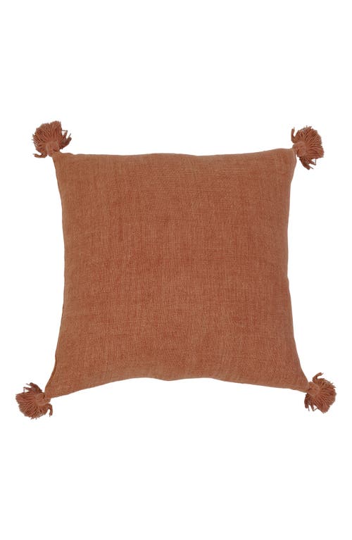 Pom Pom at Home Montauk Tassel Accent Pillow in Terra Cotta at Nordstrom