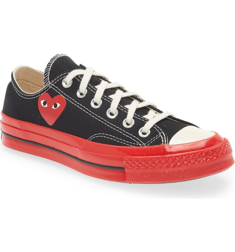 Comme des Garçons PLAY x Converse Chuck Taylor® Red Sole Low Top Sneaker |  Nordstrom