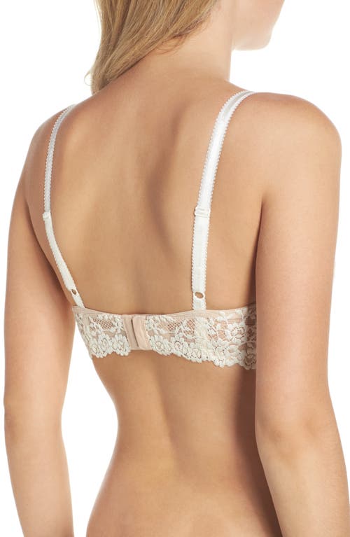 Shop Wacoal Embrace Lace Underwire Bra In Naturally Nude/ivory