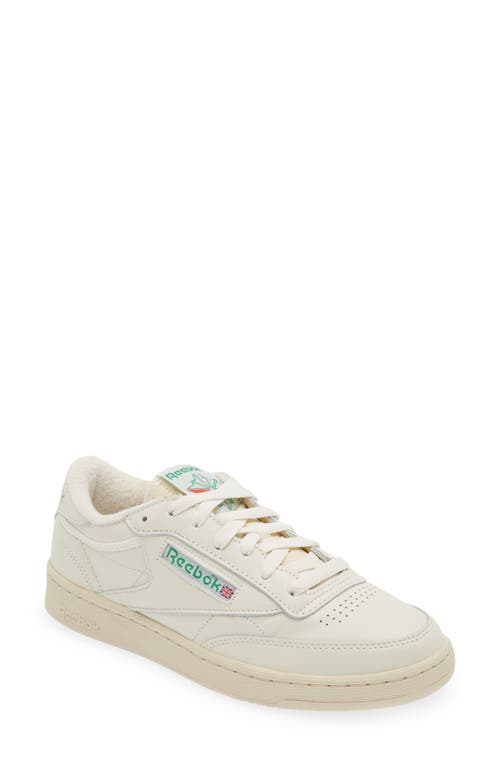 Shop Reebok Club C 85 Vintage Sneaker In Top-chalk/paperwhite/glen